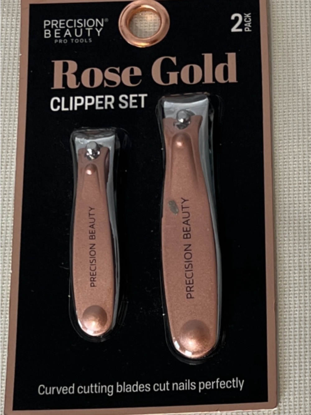 NWT Precision Beauty Rose Gold Clipper Set - 2 Pack